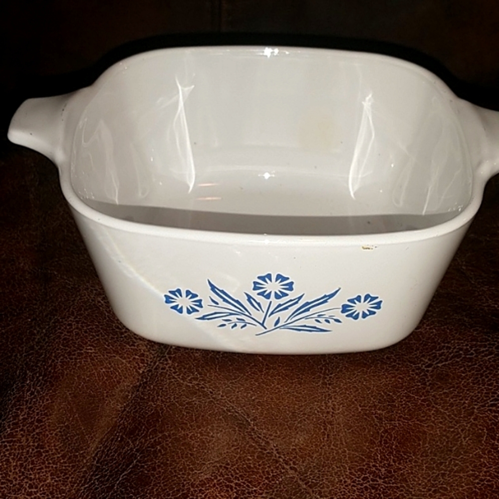 Corning ware blue flower vintage